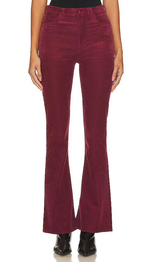 7 For All Mankind Ultra High Rise Skinny Boot in Burgundy