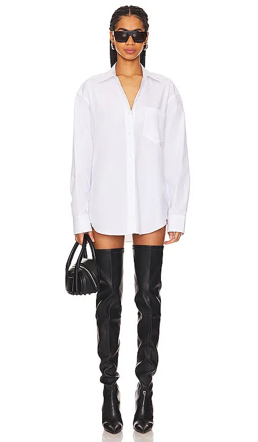 Alexander Wang Boyfriend Shirt in White