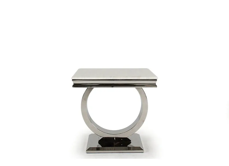 Arianna Cream End Table