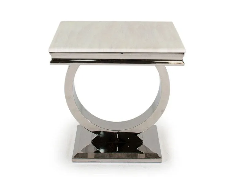 Arianna Cream End Table