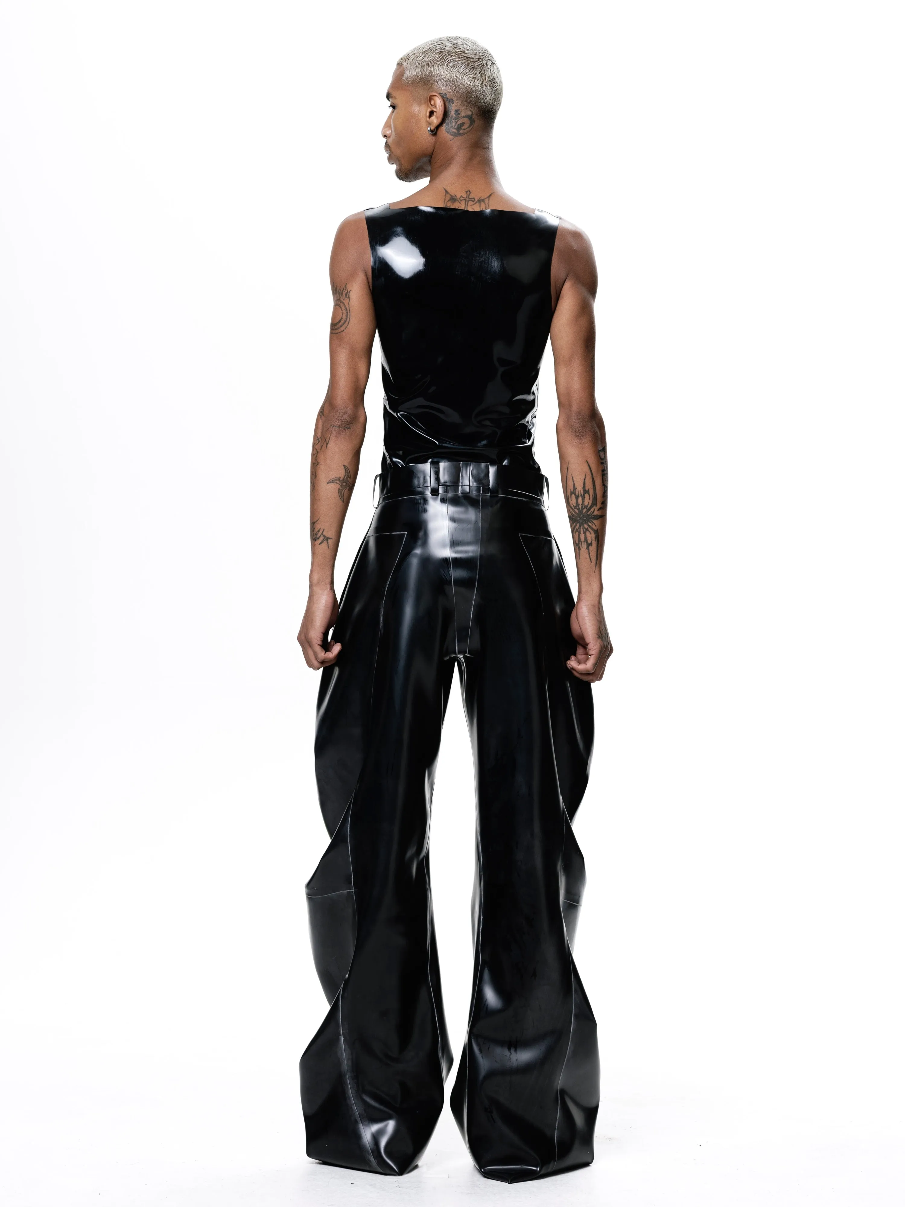 Black Essential Latex Tank