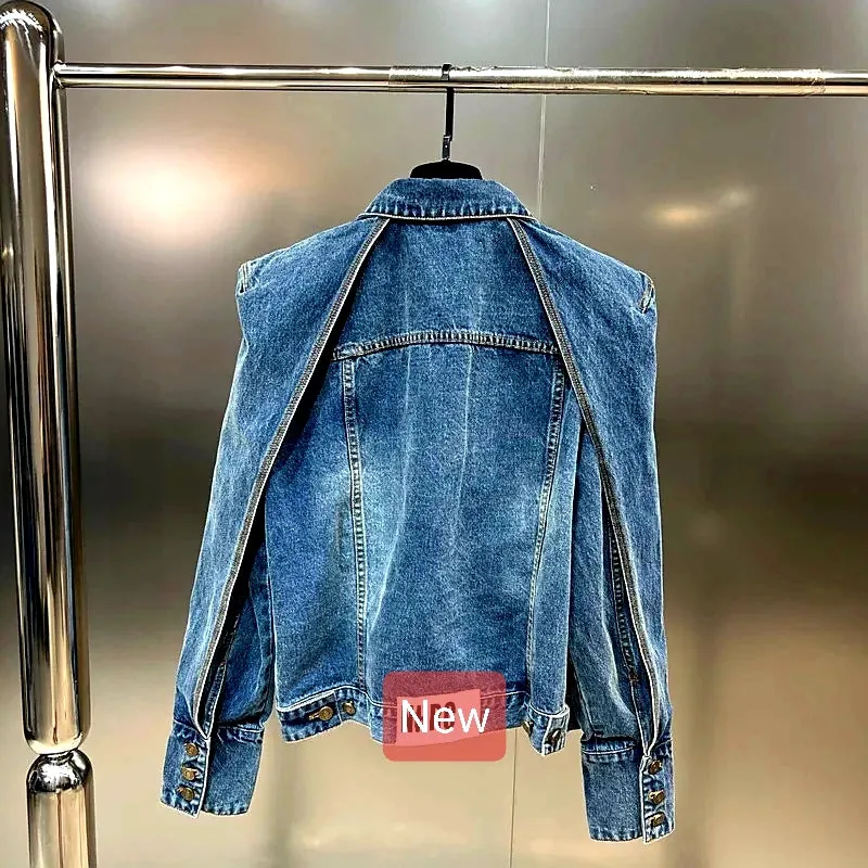 Cape Denim Jacket