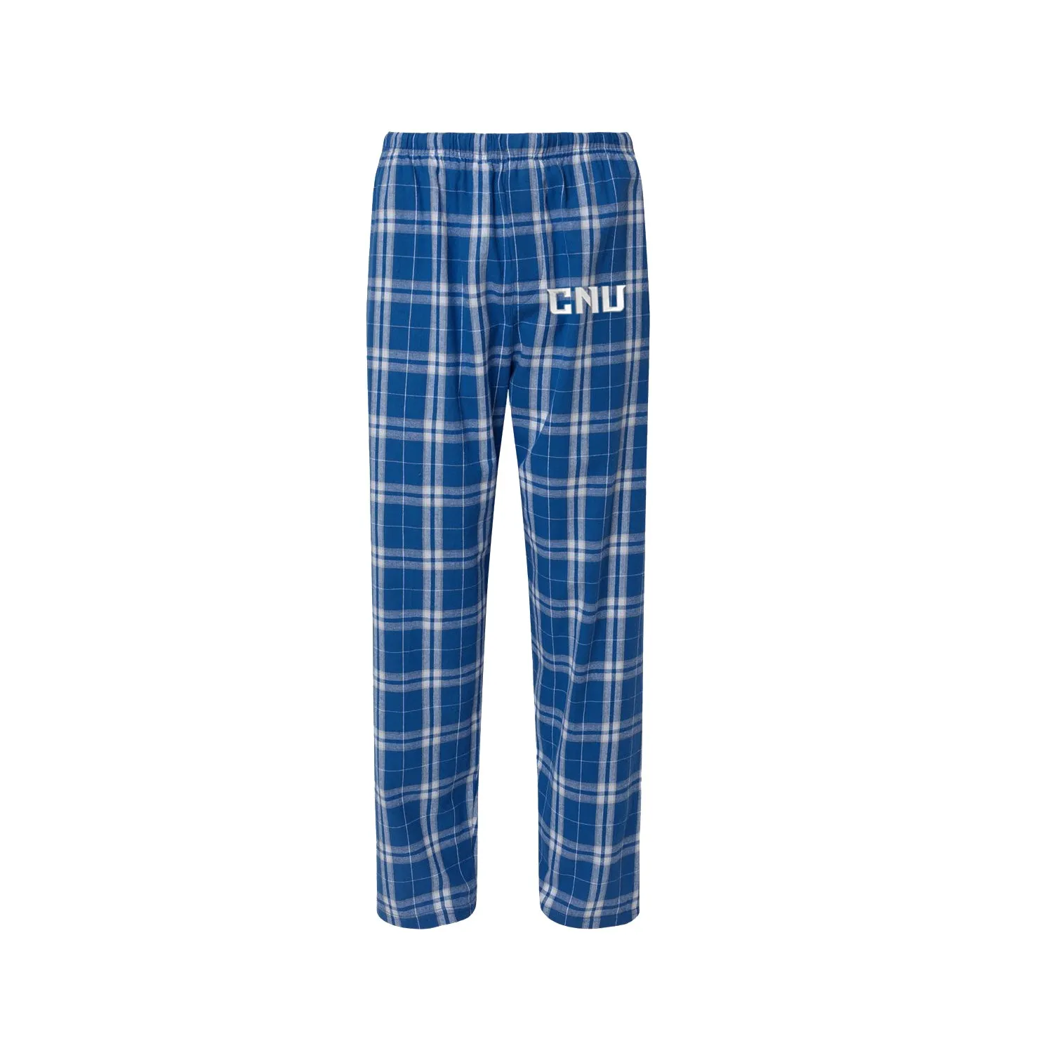 Christopher Newport University Flannel Pants - Embroidered CNU Letters