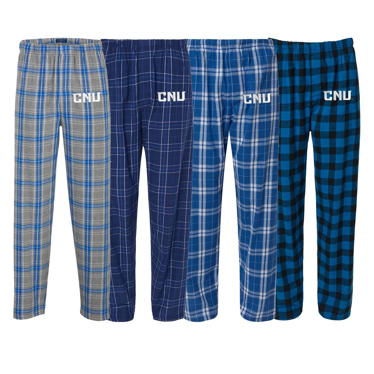 Christopher Newport University Flannel Pants - Embroidered CNU Letters