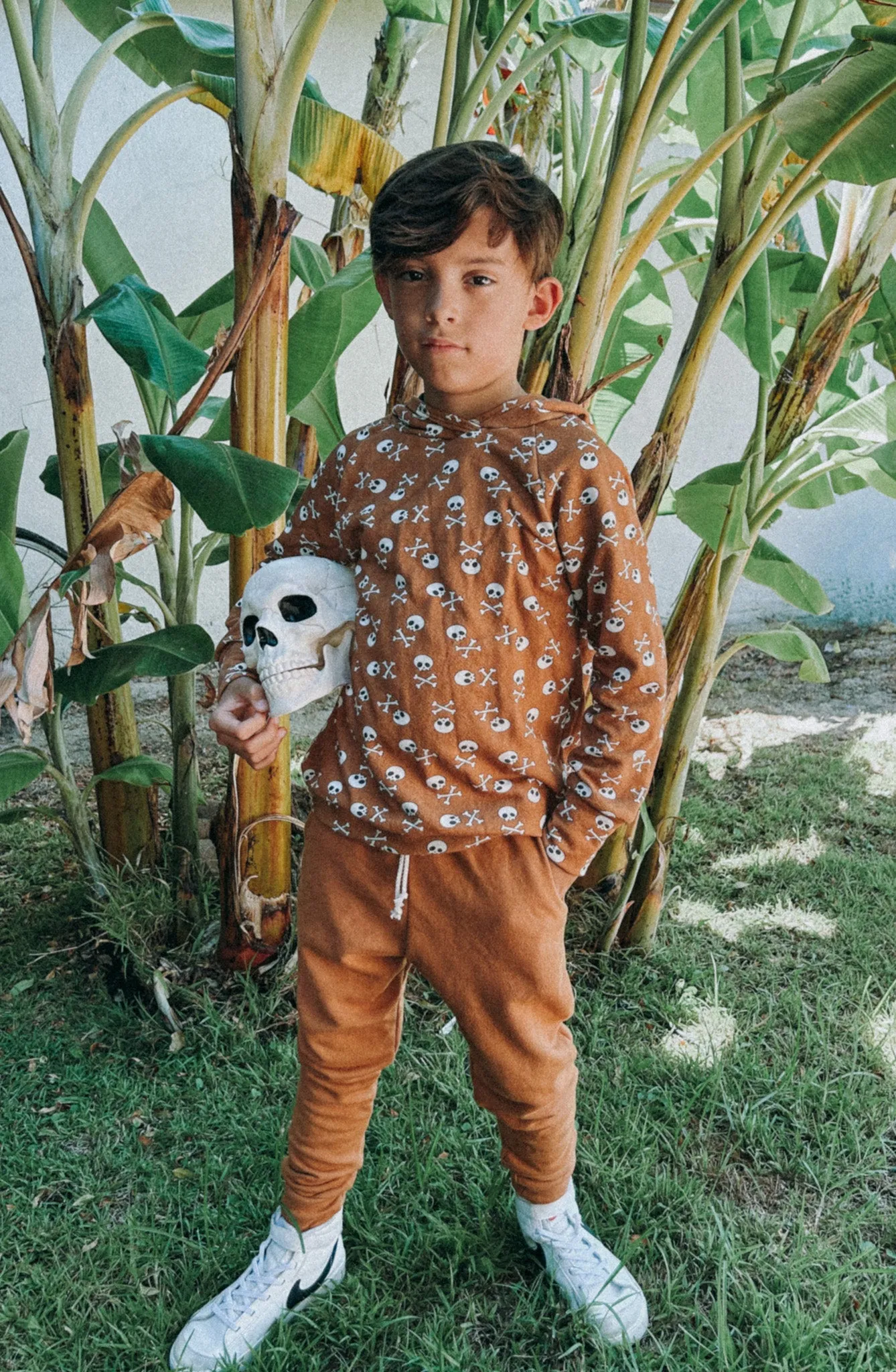 COMFY PANTS | CARAMEL SKULLS