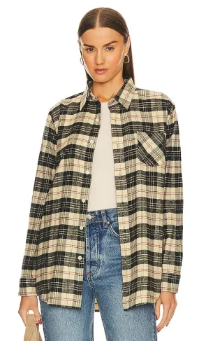 Denimist Boyfriend Shirt in Beige