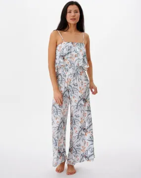 Diamond Bay Jumpsuit - Light Blue