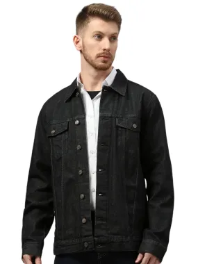 Dream of Glory Inc. Men's Denim Jacket (DOGI-AW24-M-DJ-CHARCOAL-4XL)