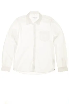 Escales - White Long Sleeve Button Up Blouse - L