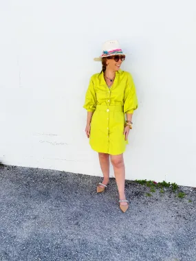 Fauna Chartruese Dress