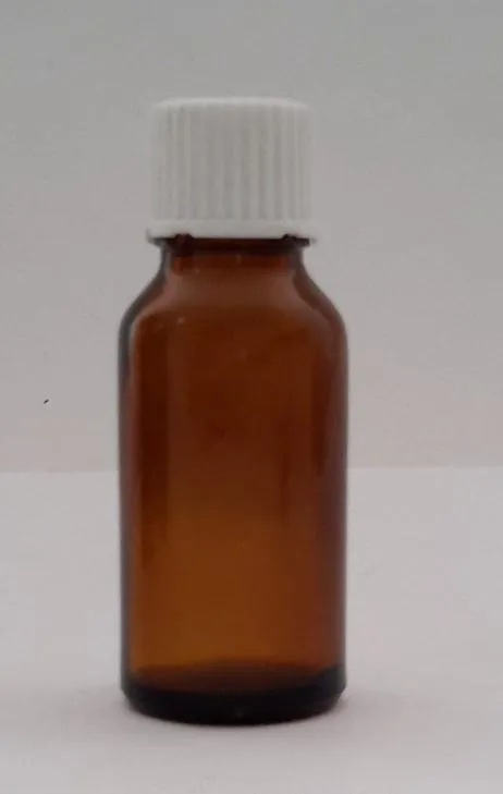Glass Dropper Bottle Amber 20 mls