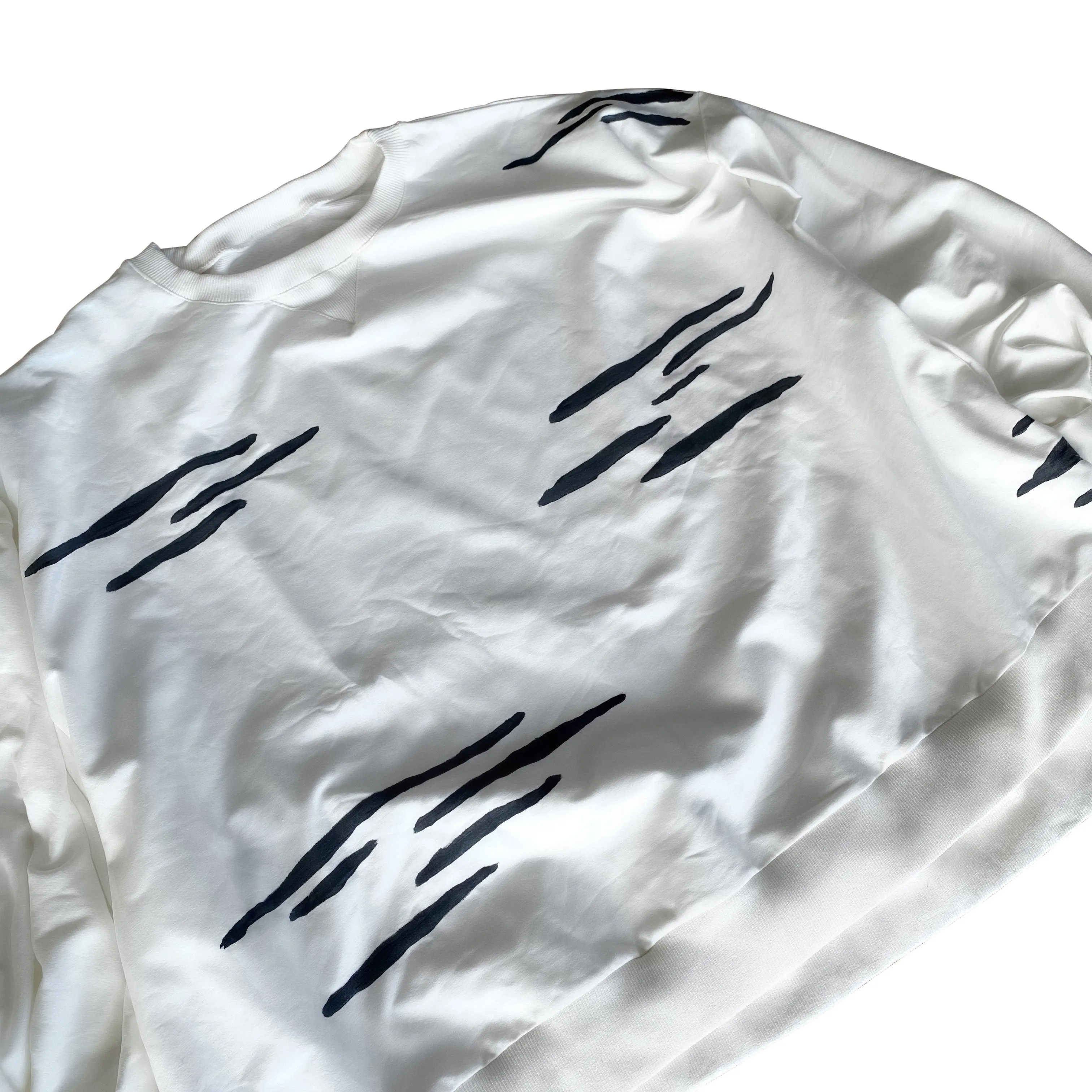 'IM A ZEBRA' PAINTED SWEATSHIRT