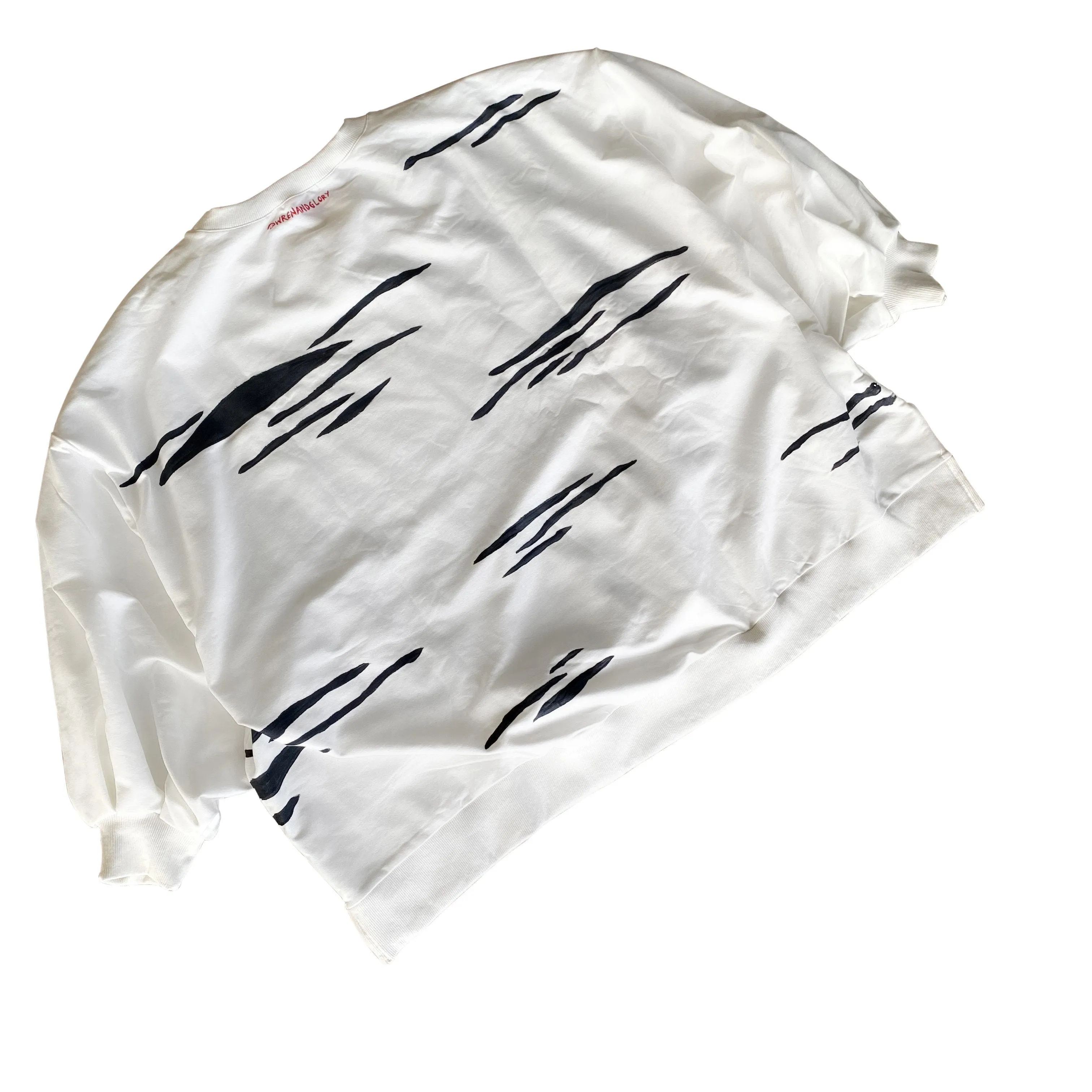 'IM A ZEBRA' PAINTED SWEATSHIRT