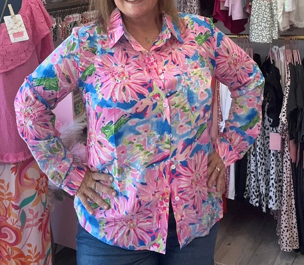Lilly Ann Button Up Blouse