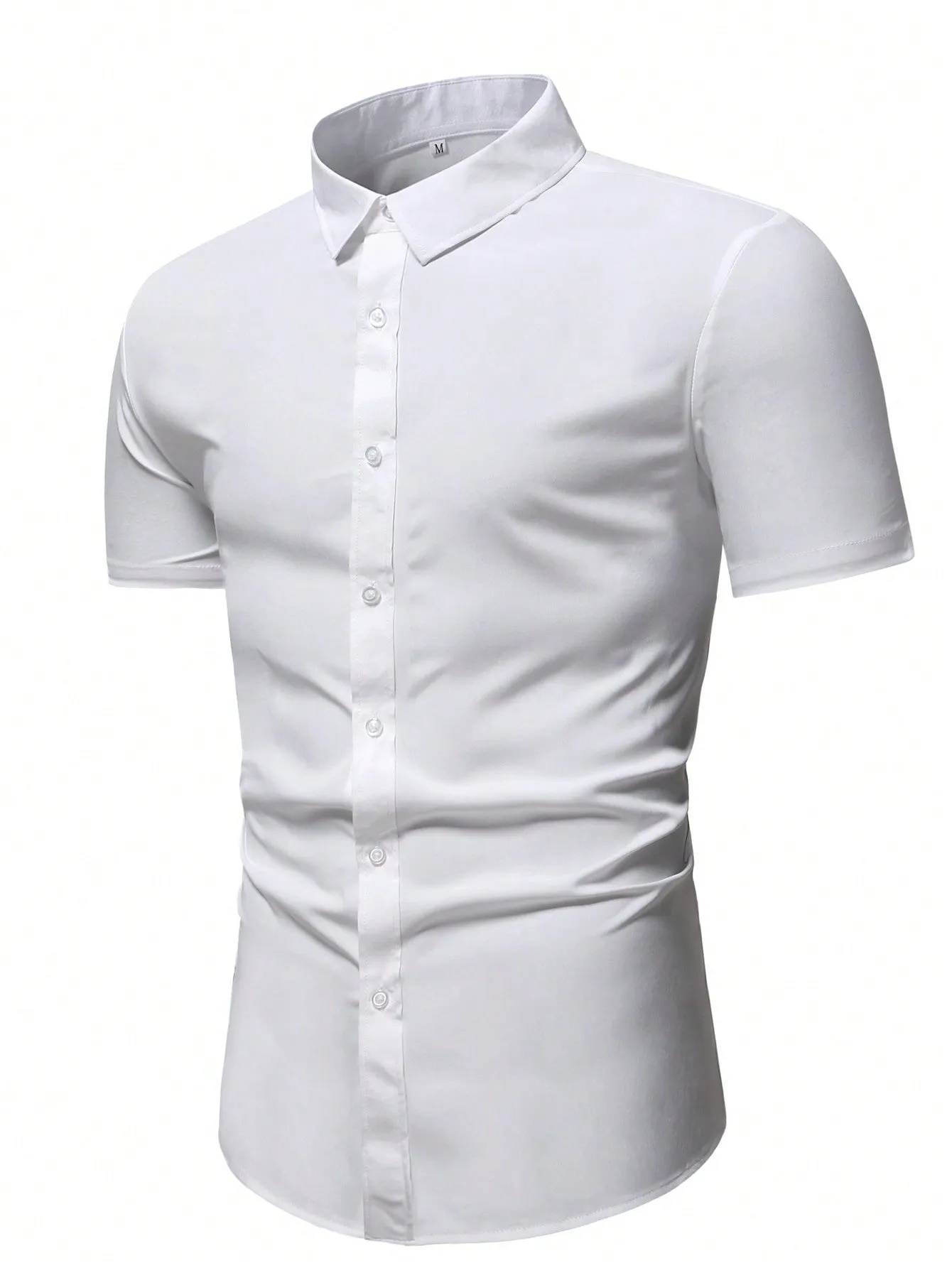 Manfinity Mode Men Solid Button Up Shirt