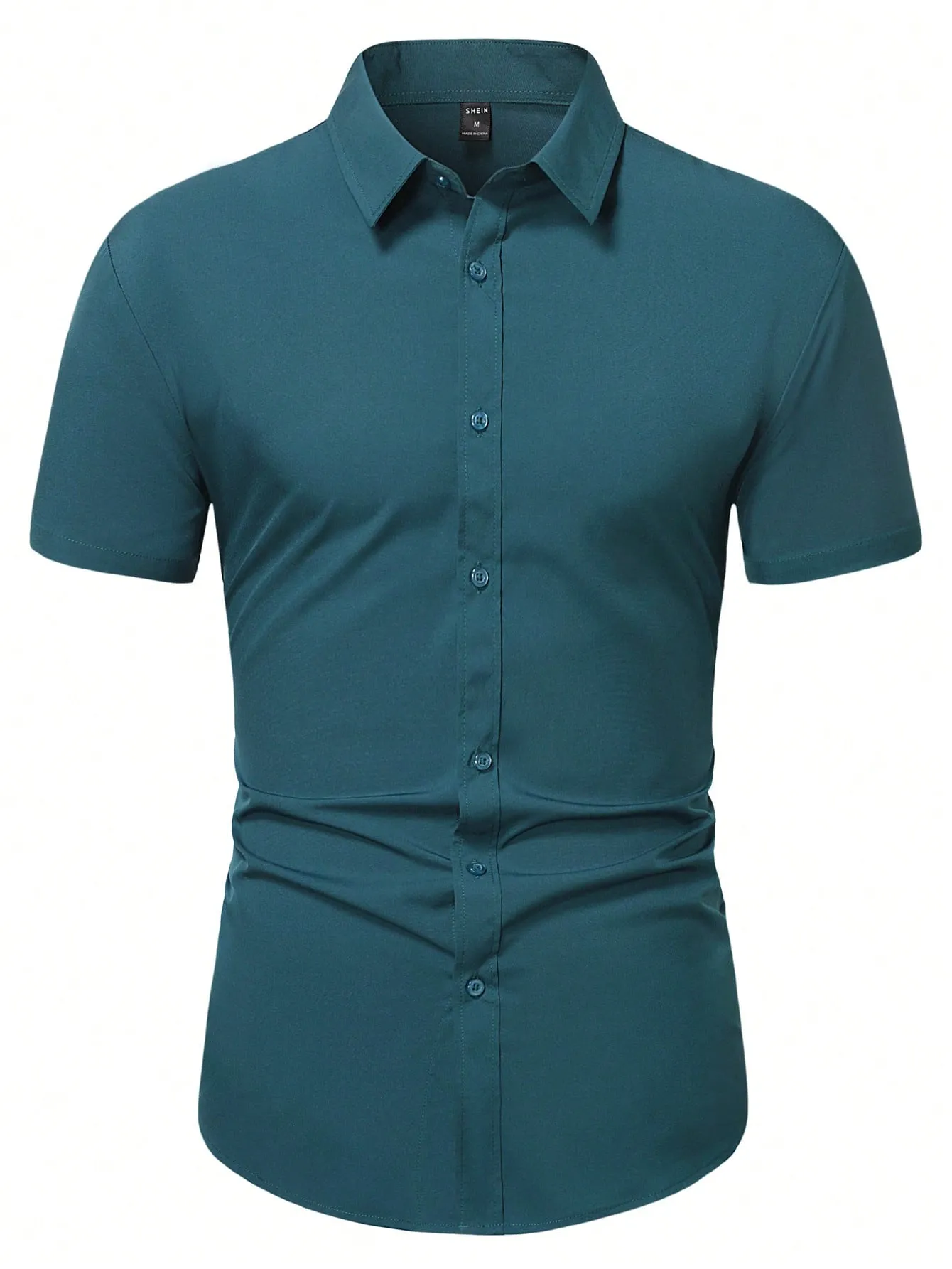 Manfinity Mode Men Solid Button Up Shirt