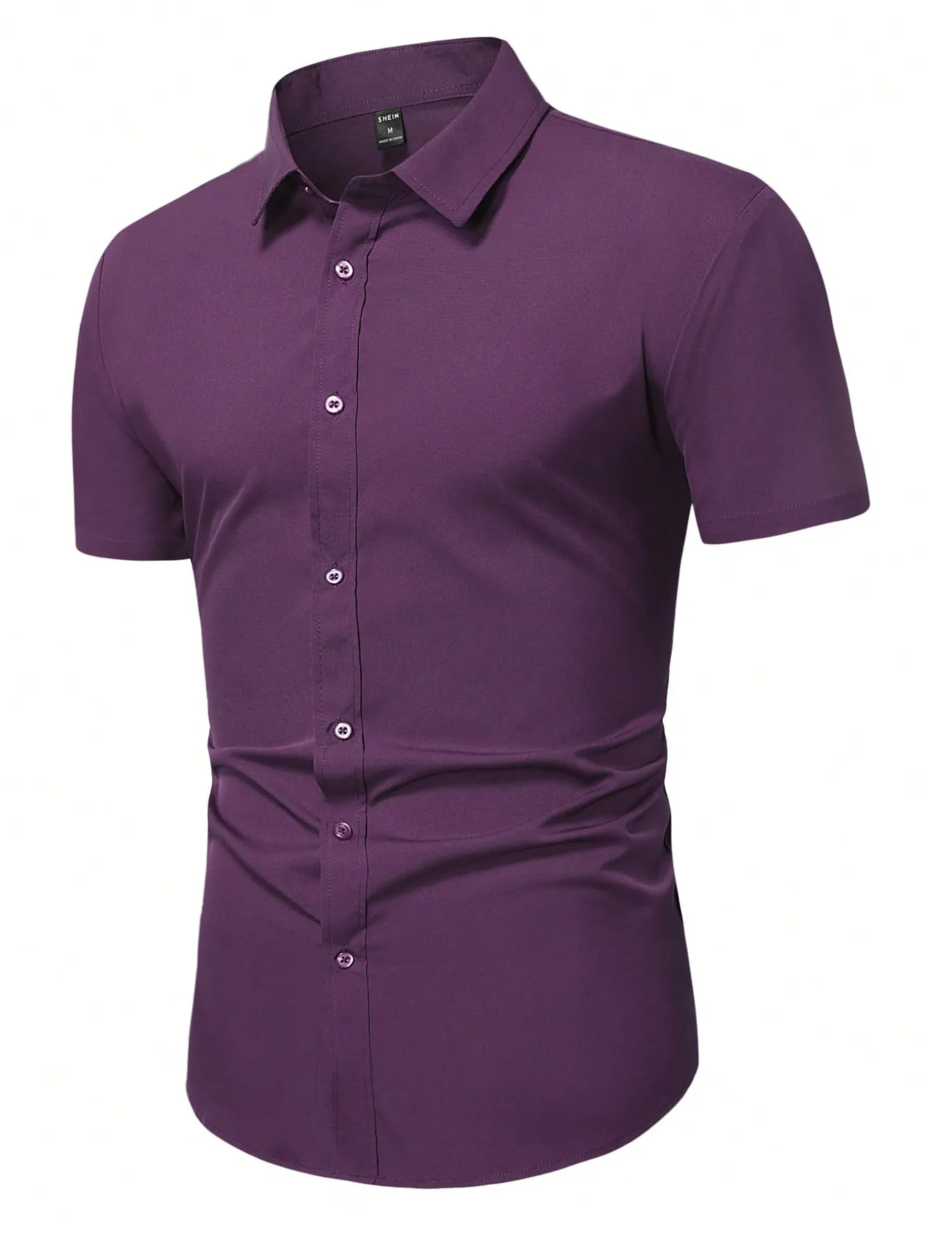 Manfinity Mode Men Solid Button Up Shirt