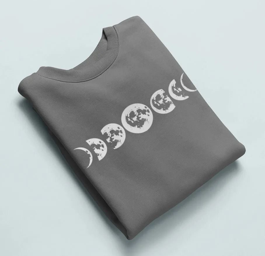 Moon Phases Crewneck Sweatshirt