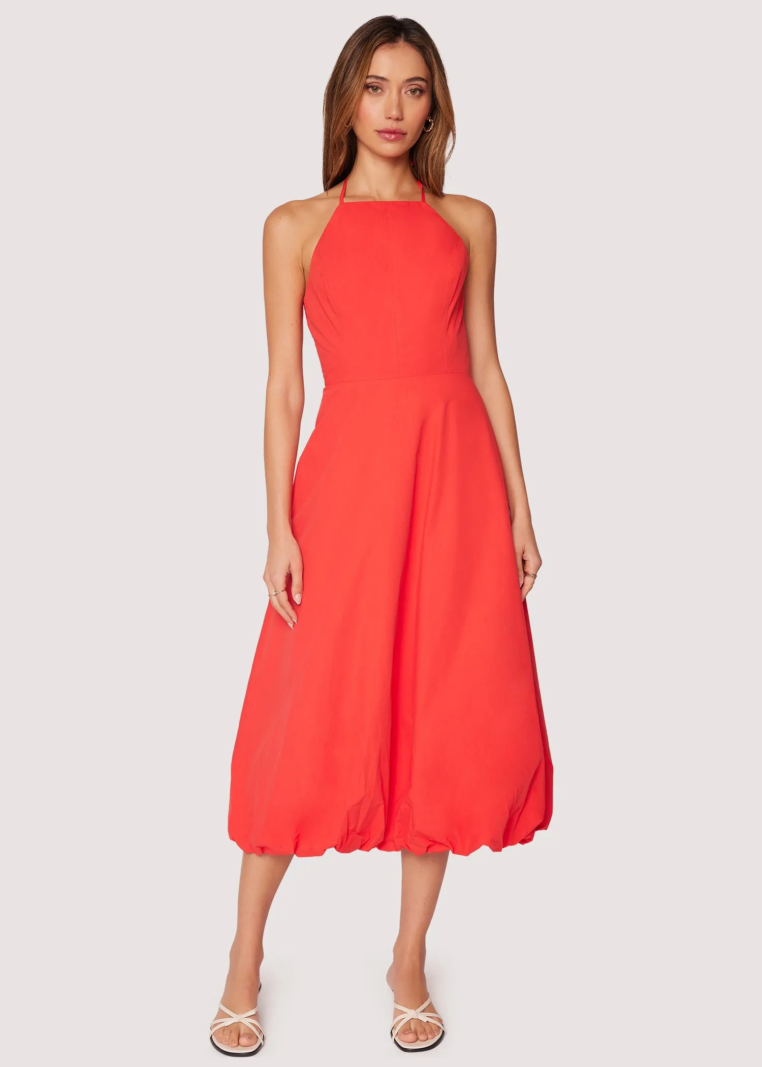 Regal Rose Midi Dress
