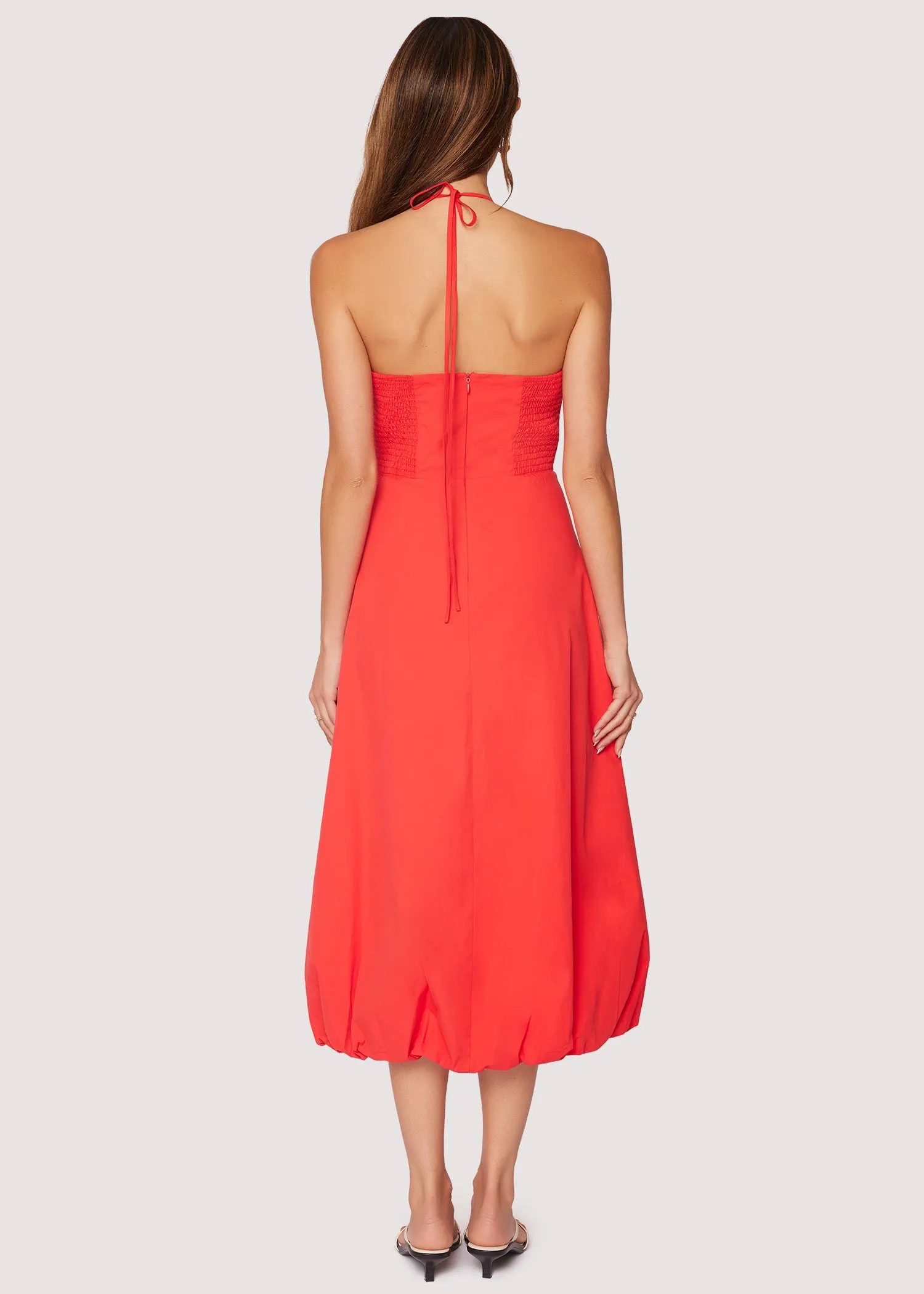 Regal Rose Midi Dress