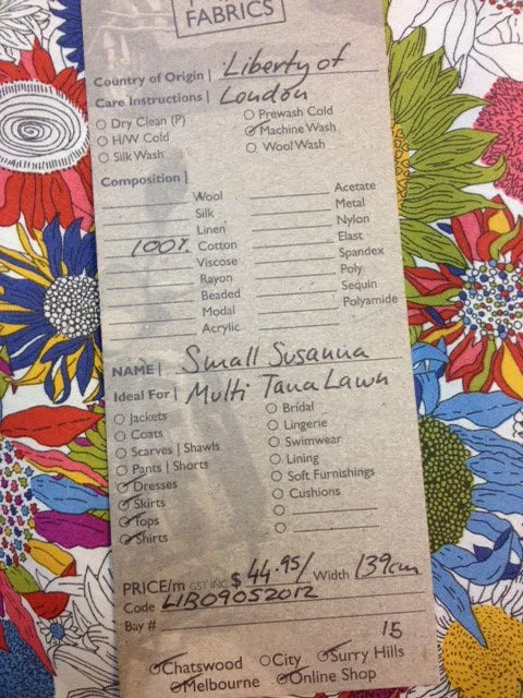Small Susanna Multi - Tana Lawn