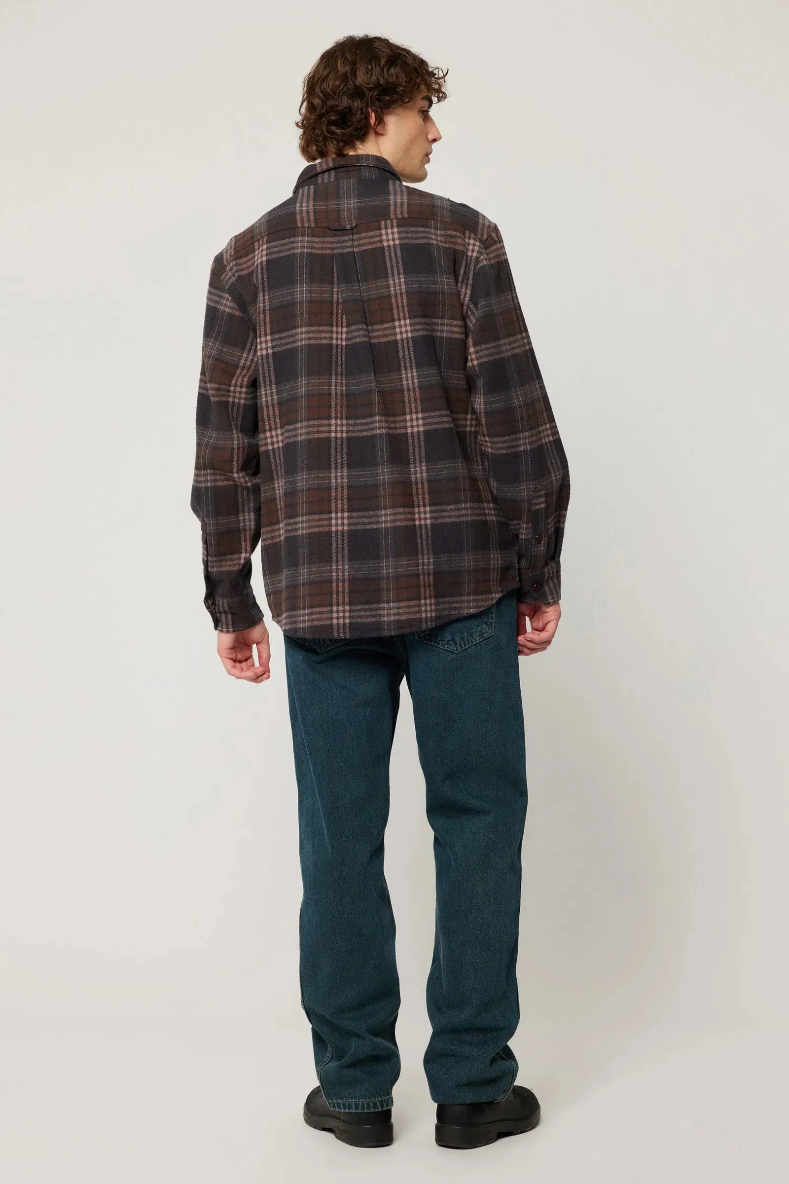 TRAILER CHECK SHIRT | BROWN