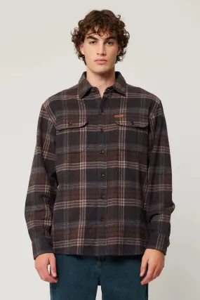 TRAILER CHECK SHIRT | BROWN
