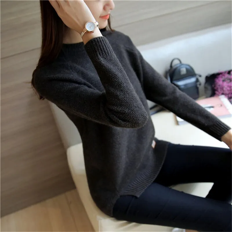 Trendy Casual Knitted Pullover Sweater