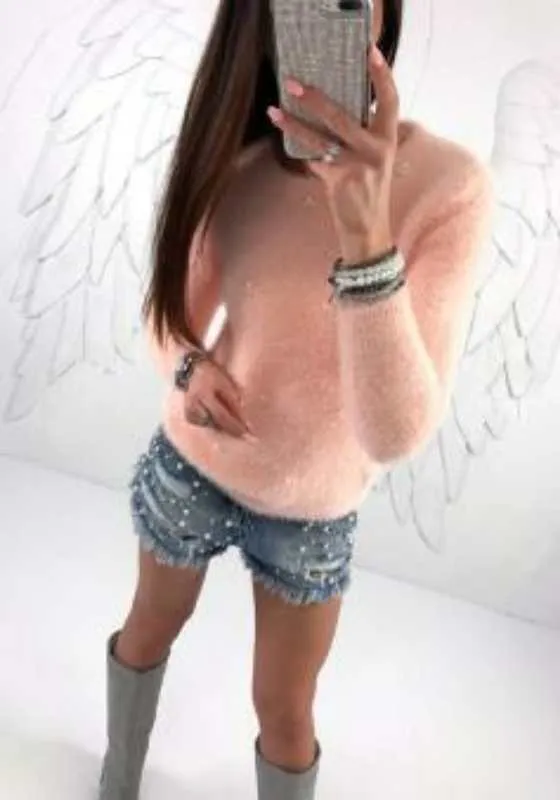 Trendy Long Sleeved Sweater