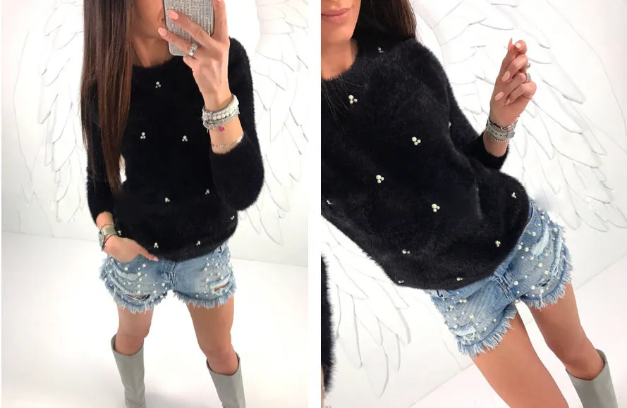 Trendy Long Sleeved Sweater