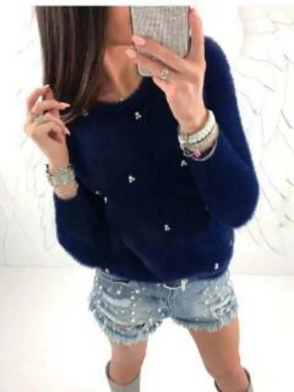 Trendy Long Sleeved Sweater