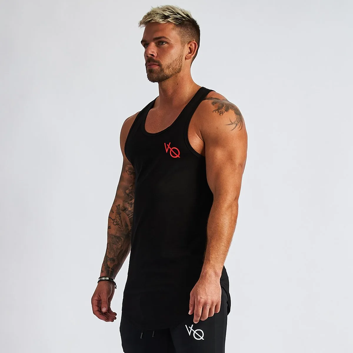 Vanquish Essential SP Black Longline Tank
