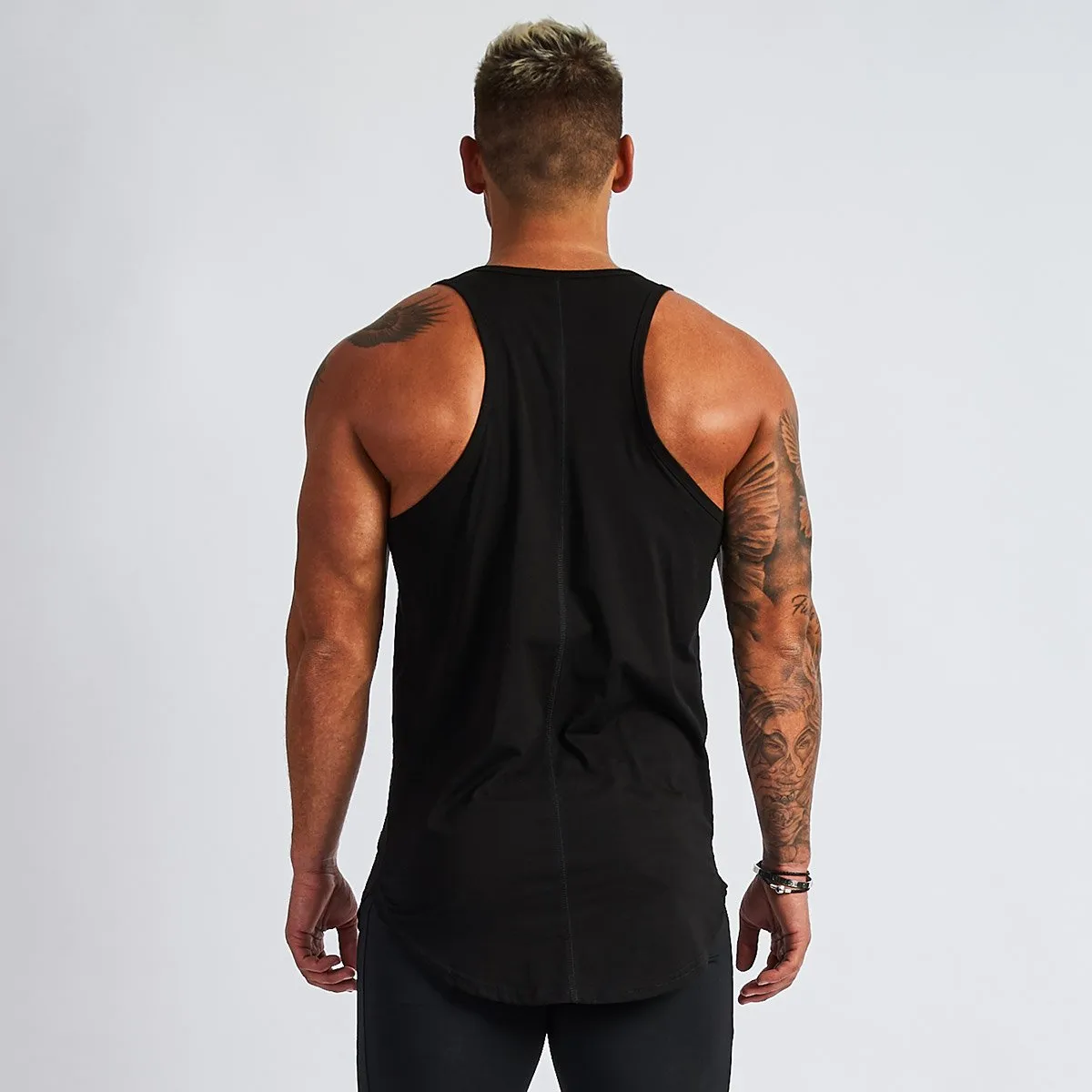 Vanquish Essential SP Black Longline Tank