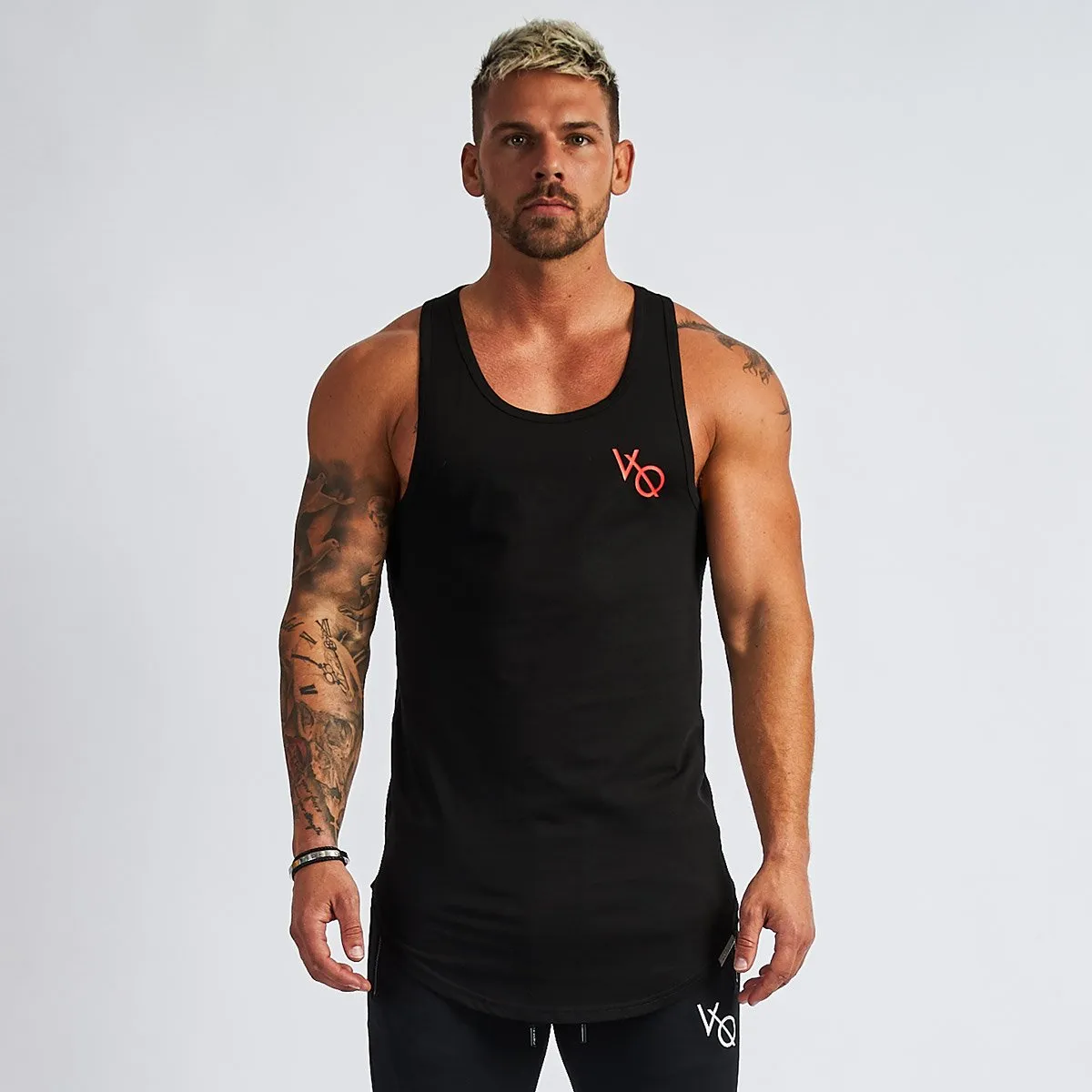 Vanquish Essential SP Black Longline Tank