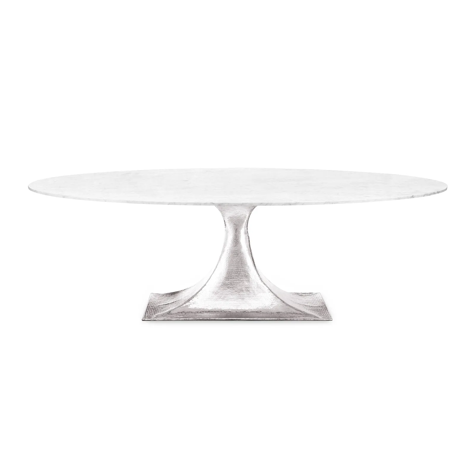 Villa & House Stockholm Oval Dining Table Nickel