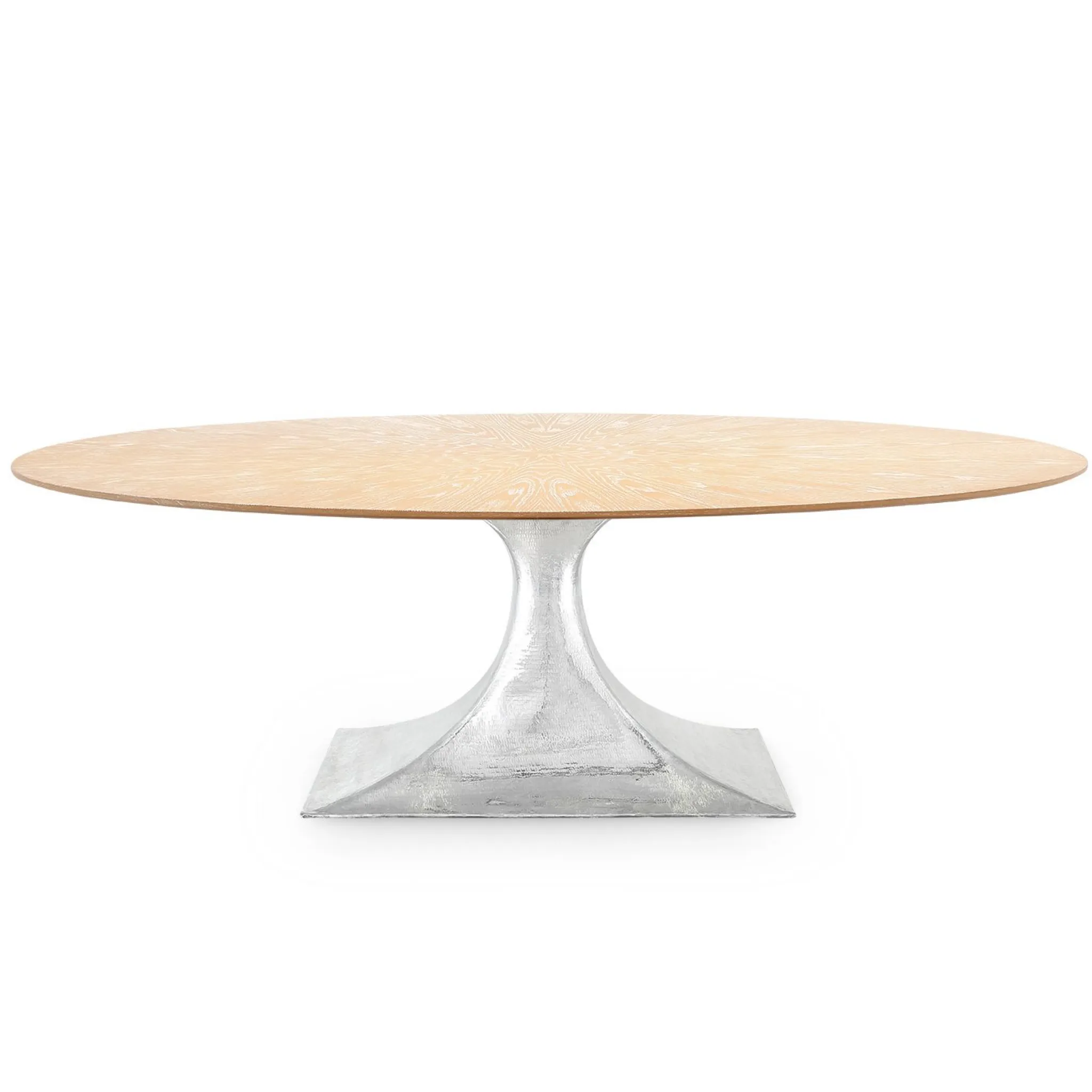 Villa & House Stockholm Oval Dining Table Nickel