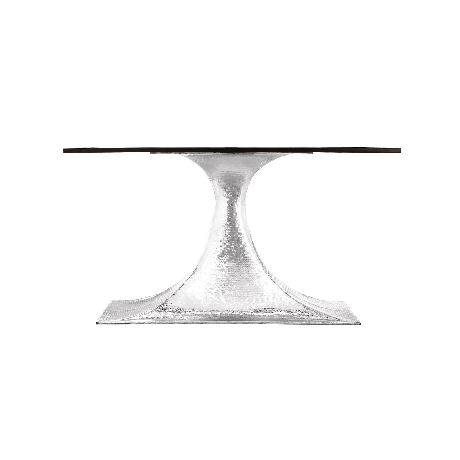 Villa & House Stockholm Oval Dining Table Nickel