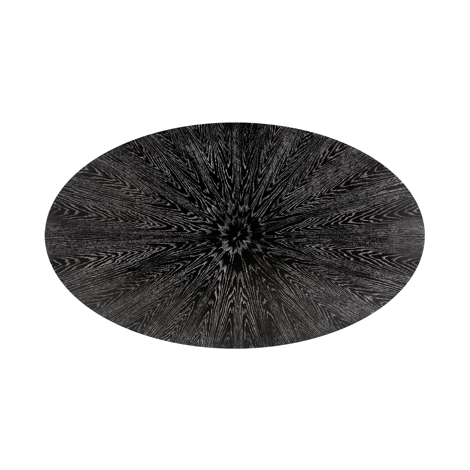 Villa & House Stockholm Oval Dining Table Nickel