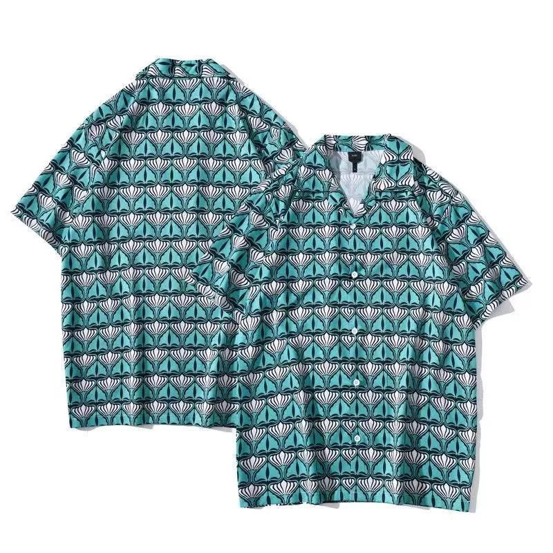 Vintage Crown Designed Shirt Sleeve  Button Up