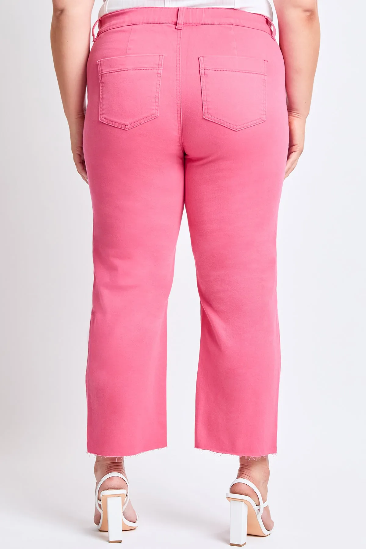 Women's Plus Hyperstretch Cropped Wide Leg Pants